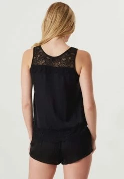 MANGUUN Schlafshirt, Ärmellos, Rundhals, Spitzendetails, Für Damen BLACK 8 MANGUUN Schlafshirt, Ärmellos, Rundhals, Spitzendetails, Für Damen BLACK -SCHIESSER Shop unnamed file 1707