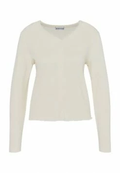 MANGUUN Schlafshirt, V-Ausschnitt, Für Damen 2 EGRET