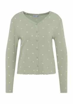 MANGUUN Schlafshirt, V-Ausschnitt, Für Damen 3 DESERT SAGE AOP