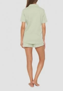 MANGUUN Shorty, Reverskragen Brusttasche, Für Damen 3 DESERT SAGE -SCHIESSER Shop unnamed file 1779