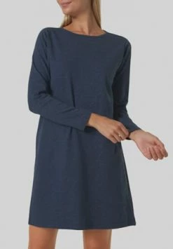 DESIRéE Nachthemd "Heike", Rundhals, Knielang, Für Damen BLAU -SCHIESSER Shop unnamed file 1786