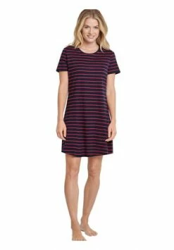 SCHIESSER Basic Night Nachthemd, Ringel, Rundhals, Für Damen 913 MULTICOLOR 2 -SCHIESSER Shop unnamed file 1795
