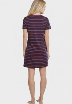 SCHIESSER Basic Night Nachthemd, Ringel, Rundhals, Für Damen 913 MULTICOLOR 2 -SCHIESSER Shop unnamed file 1797