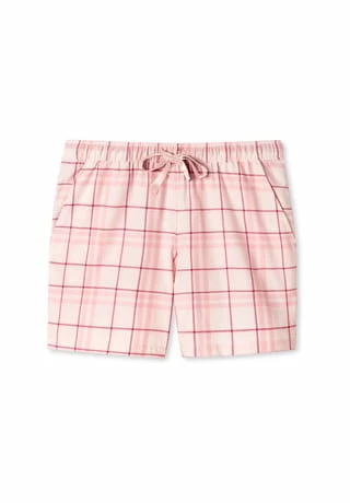 SCHIESSER Schlafanzug Webhose Kurz Mix & Relax Rosa Gemustert - 904 3 SCHIESSER Schlafanzug Webhose Kurz Mix & Relax Rosa Gemustert - 904