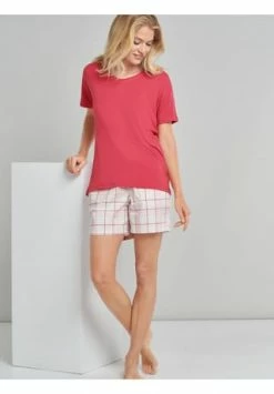 SCHIESSER Schlafanzug Webhose Kurz Mix & Relax Rosa Gemustert - 904 9 SCHIESSER Schlafanzug Webhose Kurz Mix & Relax Rosa Gemustert - 904 -SCHIESSER Shop unnamed file 1823