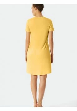 SCHIESSER Nachthemd Kurzarm - 85 Cm Lang Summer Night Gelb -SCHIESSER Shop unnamed file 1855