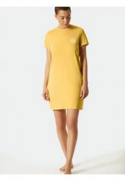 SCHIESSER Nachthemd Kurzarm - 85 Cm Lang Summer Night Gelb -SCHIESSER Shop unnamed file 1856