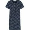 Uncover By SCHIESSER Damen Nachthemd - 1/2 Arm, V-Ausschnitt, Sleepshirt, Muster Blau/ Weiß 1 Uncover By SCHIESSER Damen Nachthemd - 1/2 Arm, V-Ausschnitt, Sleepshirt, Muster Blau/ Weiß -SCHIESSER Shop unnamed file 1876