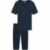 Uncover By SCHIESSER Damen Schlafanzug Set Kurz, 2-tlg. - 1/2 Arm, 3/4 Hose, V-Ausschnitt Dunkelblau 1 Uncover By SCHIESSER Damen Schlafanzug Set Kurz, 2-tlg. - 1/2 Arm, 3/4 Hose, V-Ausschnitt Dunkelblau -SCHIESSER Shop unnamed file 1882