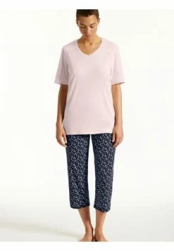 Uncover By SCHIESSER Damen Schlafanzug Set Kurz, 2-tlg. - 1/2 Arm, 3/4 Hose, V-Ausschnitt Rosa 4 Uncover By SCHIESSER Damen Schlafanzug Set Kurz, 2-tlg. - 1/2 Arm, 3/4 Hose, V-Ausschnitt Rosa -SCHIESSER Shop unnamed file 1887