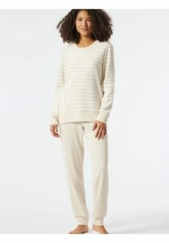 SCHIESSER Essential Stripes Schlafanzug, 2-tlg., Streifen, Für Damen 401 NATUR MELANGE 12 SCHIESSER Essential Stripes Schlafanzug, 2-tlg., Streifen, Für Damen 401 NATUR MELANGE -SCHIESSER Shop unnamed file 1894