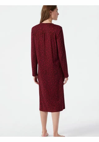 SCHIESSER Nachthemd Classic Comfort Fit Rot 5 SCHIESSER Nachthemd Classic Comfort Fit Rot – Bild 3