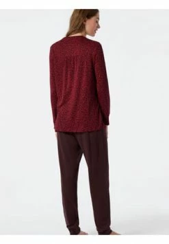 SCHIESSER Schlafanzug, Rundhals, Für Damen 516 BURGUND -SCHIESSER Shop unnamed file 1908