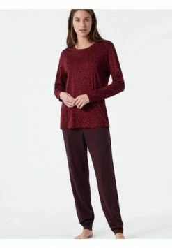 SCHIESSER Schlafanzug, Rundhals, Für Damen 516 BURGUND -SCHIESSER Shop unnamed file 1909