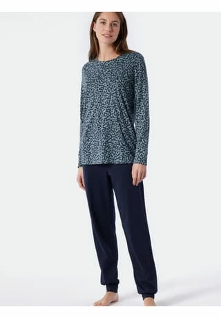 SCHIESSER Pyjama Classic Comfort Fit Blau 6 SCHIESSER Pyjama Classic Comfort Fit Blau – Bild 4