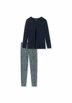 SCHIESSER Pyjama Classic Comfort Fit Blau