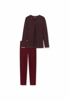 SCHIESSER Pyjama Classic Comfort Fit Rot