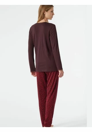 SCHIESSER Pyjama Classic Comfort Fit Rot 5 SCHIESSER Pyjama Classic Comfort Fit Rot – Bild 3