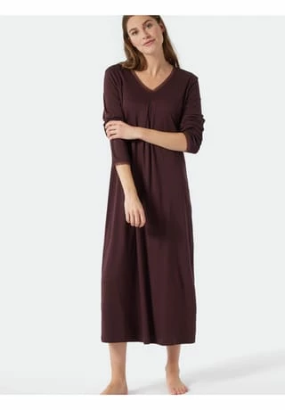 SCHIESSER Nachthemd Classic Comfort Fit Rot 4 SCHIESSER Nachthemd Classic Comfort Fit Rot – Bild 2