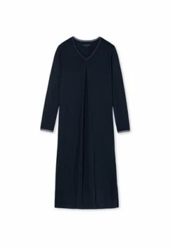 SCHIESSER Nachthemd Classic Comfort Fit Blau