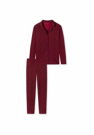 SCHIESSER Pyjama Classic Comfort Fit Rot 3 SCHIESSER Pyjama Classic Comfort Fit Rot