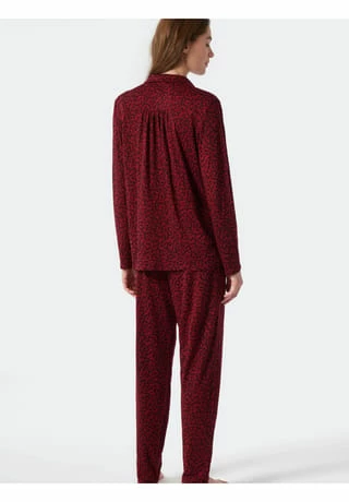 SCHIESSER Pyjama Classic Comfort Fit Rot 5 SCHIESSER Pyjama Classic Comfort Fit Rot – Bild 3