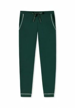 SCHIESSER Hose Lang Mix & Relax Dunkelgrün