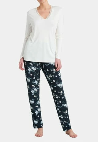 SCHIESSER Langarmshirt Mix & Relax Vanille 6 SCHIESSER Langarmshirt Mix & Relax Vanille – Bild 4