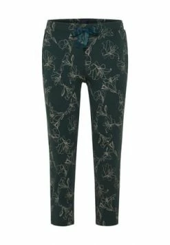 SCHIESSER Pyjamahose Mix & Relax 3/4 Dunkelgrün