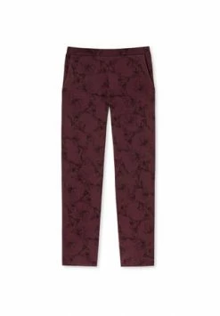SCHIESSER Pyjamahose Mix & Relax Burgund
