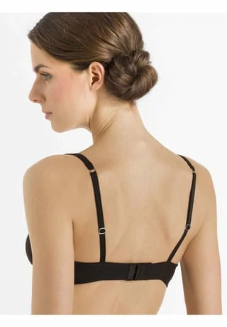 HANRO Cotton Sensation Schalen-BH, Triangel-Form, Bügellos, Für Damen 0019/BLACK 4 HANRO Cotton Sensation Schalen-BH, Triangel-Form, Bügellos, Für Damen 0019/BLACK – Bild 3