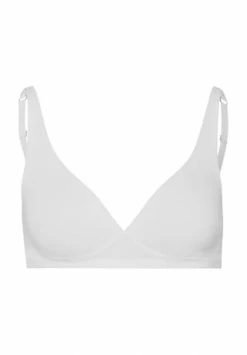 SCHIESSER Shop 35 HANRO Cotton Sensation Schalen-BH, Triangel-Form, Bügellos, Für Damen 0101/WHITE