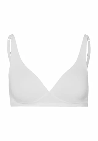 HANRO Cotton Sensation Schalen-BH, Triangel-Form, Bügellos, Für Damen 0101/WHITE 3 HANRO Cotton Sensation Schalen-BH, Triangel-Form, Bügellos, Für Damen 0101/WHITE
