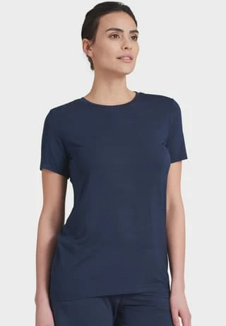 SCHIESSER T-Shirt, Basic, Für Damen Blau 4 SCHIESSER T-Shirt, Basic, Für Damen Blau – Bild 2