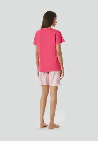 SCHIESSER 176985 Schlafanzug Kurz, 504 PINK, 44 504 PINK 5 SCHIESSER 176985 Schlafanzug Kurz, 504 PINK, 44 504 PINK – Bild 3