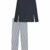 Mey Schlafanzug, Lang, Streifen, Für Damen 804 NACHTBLAU 2 Mey Schlafanzug, Lang, Streifen, Für Damen 804 NACHTBLAU -SCHIESSER Shop unnamed file 2020