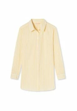 SCHIESSER Sleepshirt Nachthemd - 80 Cm Lang Pyjama Story Gelb