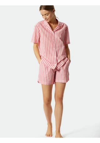SCHIESSER Pyjama Kurz Pyjama Story Koralle 4 SCHIESSER Pyjama Kurz Pyjama Story Koralle – Bild 2