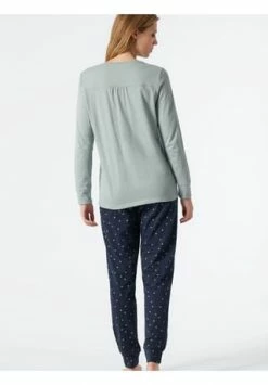 SCHIESSER Schlafanzug Langarm Essentials Comfort Fit Graublau 8 SCHIESSER Schlafanzug Langarm Essentials Comfort Fit Graublau -SCHIESSER Shop unnamed file 2070