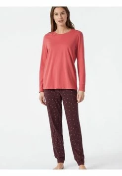 SCHIESSER Schlafanzug Langarm Essentials Comfort Fit Hellrot -SCHIESSER Shop unnamed file 2075