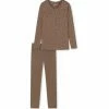 SCHIESSER Pyjama Essentials Comfort Fit Braun 2 SCHIESSER Pyjama Essentials Comfort Fit Braun -SCHIESSER Shop unnamed file 2076