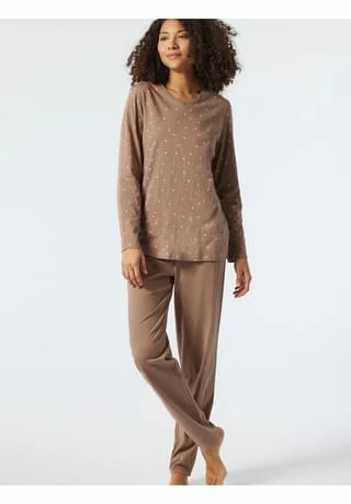 SCHIESSER Pyjama Essentials Comfort Fit Braun 4 SCHIESSER Pyjama Essentials Comfort Fit Braun – Bild 2