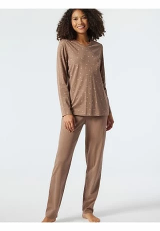 SCHIESSER Pyjama Essentials Comfort Fit Braun 6 SCHIESSER Pyjama Essentials Comfort Fit Braun – Bild 4