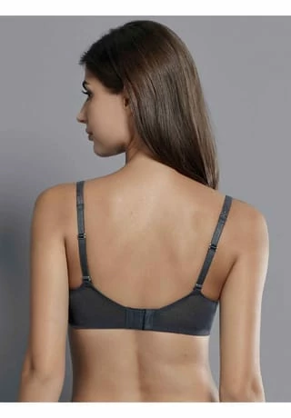 ROSA FAIA Damen Bügel-BH Mit Spitze Fleur Anthrazit 5 ROSA FAIA Damen Bügel-BH Mit Spitze Fleur Anthrazit – Bild 3