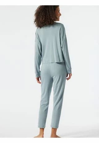 SCHIESSER Pyjama Modern Nightwear Grau 5 SCHIESSER Pyjama Modern Nightwear Grau – Bild 3