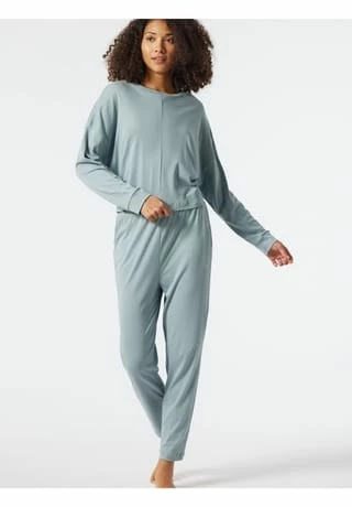 SCHIESSER Pyjama Modern Nightwear Grau 6 SCHIESSER Pyjama Modern Nightwear Grau – Bild 4
