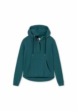 SCHIESSER Shop 23 SCHIESSER Damen Oversized Hoodie Blaugrün