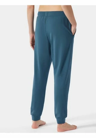 SCHIESSER Damen Pants, Lang Blaugrün 5 SCHIESSER Damen Pants, Lang Blaugrün – Bild 3