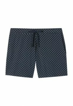 SCHIESSER Shop 9 SCHIESSER Schlafshorts, Tunnelzug, Punkte, Für Damen 835 DUNKELBLAU-GE