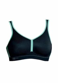 Anita® Sport BH Performance Schwarz/ Pool Blue